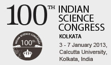100th Indian Science Congress (ISC) Kolkata – 2013